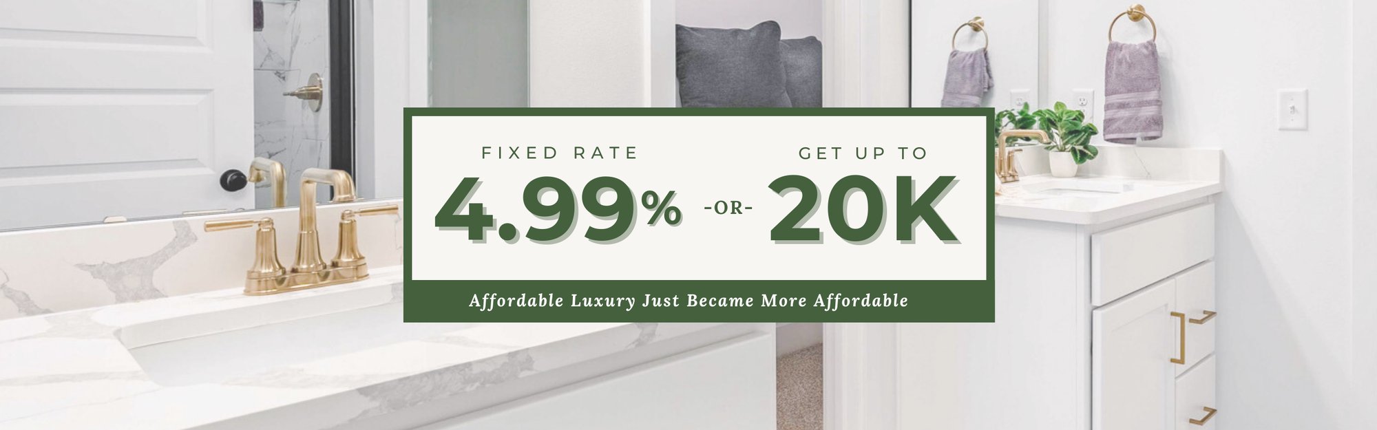 Northwest Arkansas fixed rate and flex cash offer